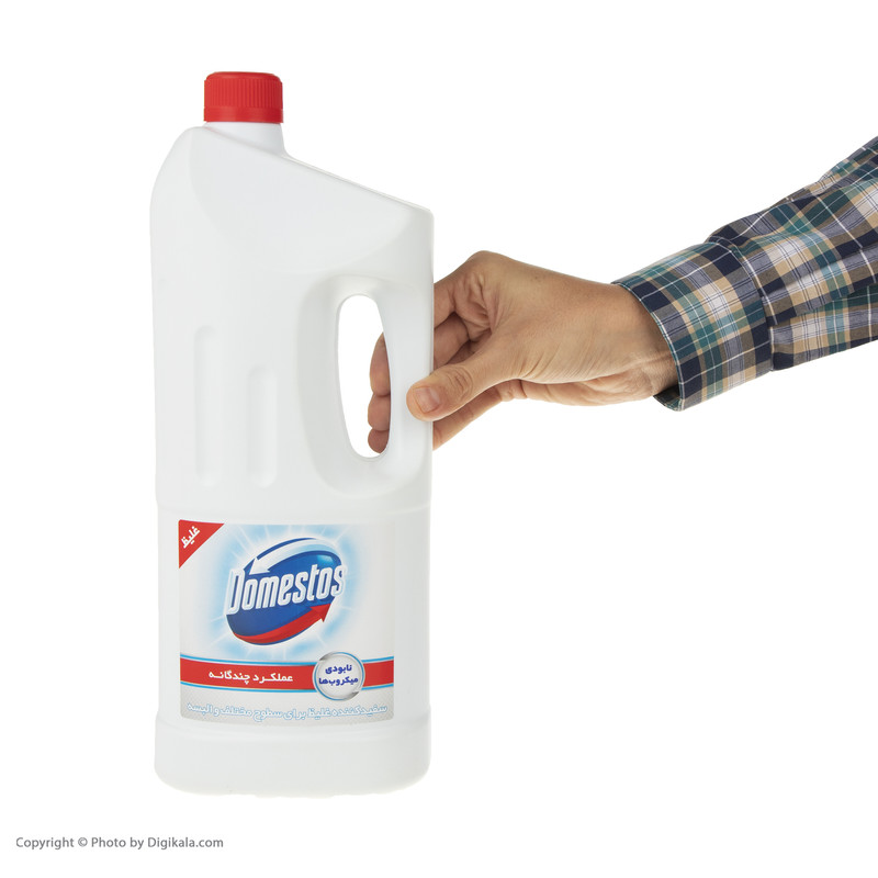 مایع سفید کننده غلیظ دامستوس مدل Snow White (2 لیتر)