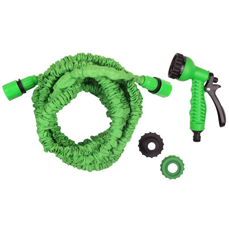 شلنگ آب جادویی مجیک هوس 15 متری همراه با سری آبپاش