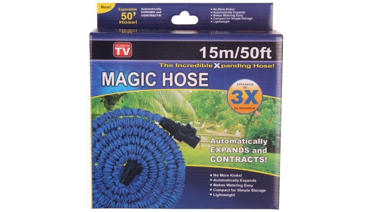 شلنگ آب جادویی مجیک هوس 15 متری همراه با سری آبپاش