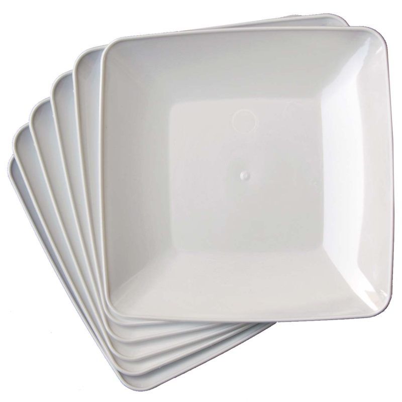 بشقاب میوه خوری یکبار مصرف کوشا (بسته 6 عددی)