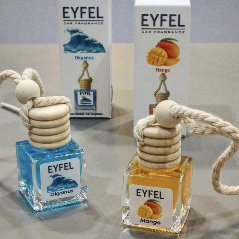 پک دو عددی خوشبو کننده ماشین ایفل (رایحه انبه و اقیانوس)