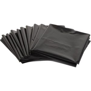 کیسه زباله مشکی ضخیم سایز 80 در 120 (بسته 1 کیلوگرمی)