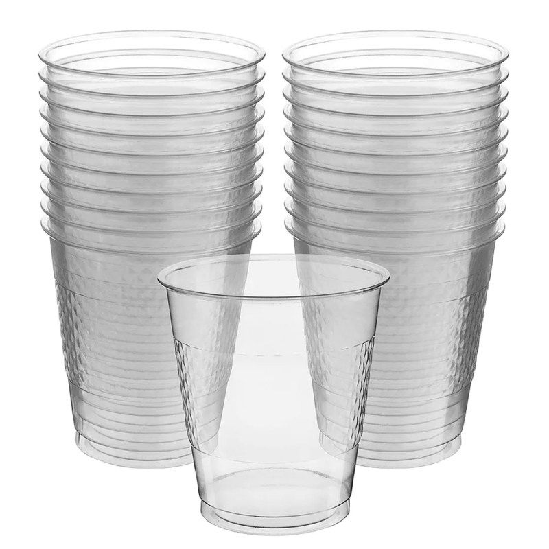 لیوان یکبار مصرف پلاستیکی شفاف (بسته 50 عددی)