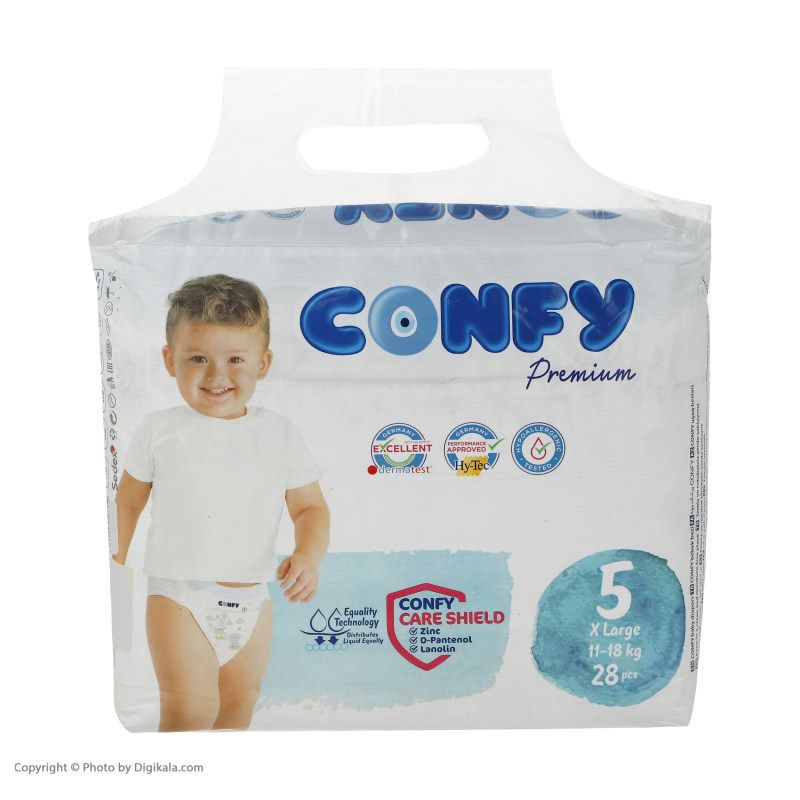 پوشک کودک کانفی سایز 5 (بسته 28 تایی)